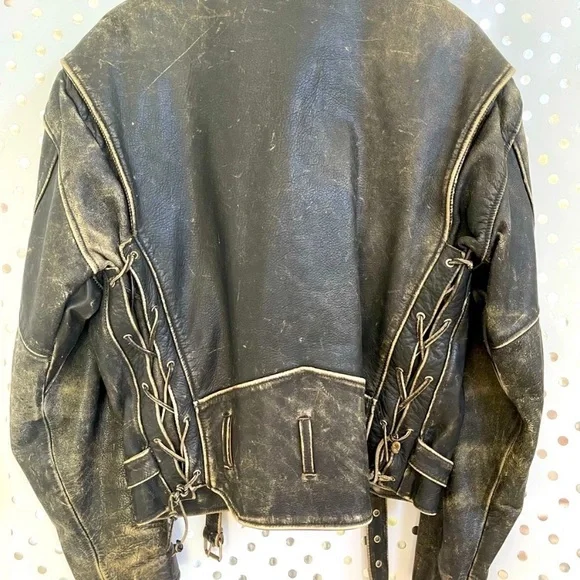 🔅SOLD $575 Lee Trevor Vintage Rare Motorcycle Jacket/Made in France, Rare - Picture 11 of 12